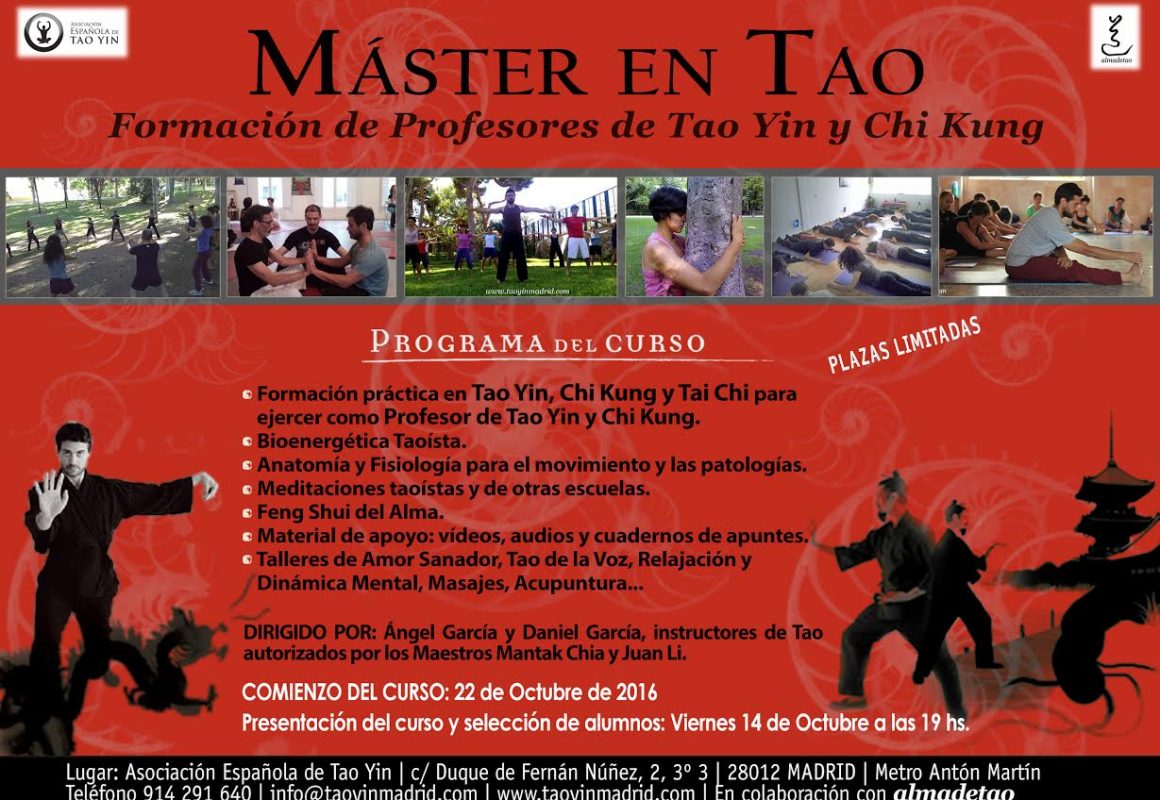 Máster de TAO Formación de Profesores de Tao Yin & Chi Kung almadetao