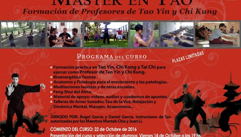 Máster de TAO Formación de Profesores de Tao Yin & Chi Kung